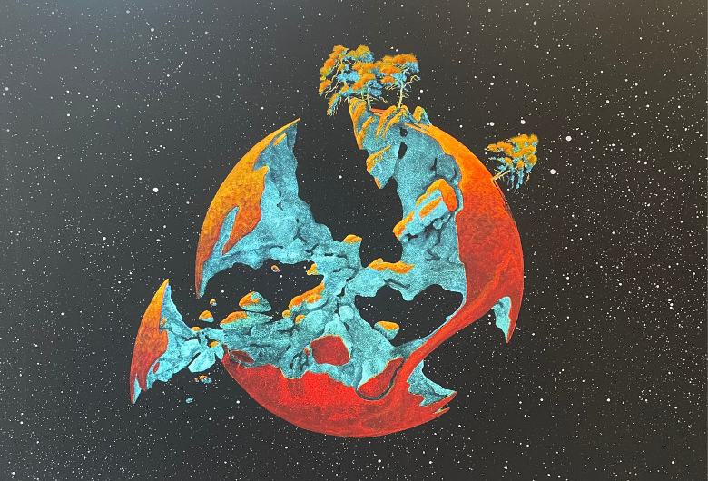 Fragile World Red (Fragmentation)